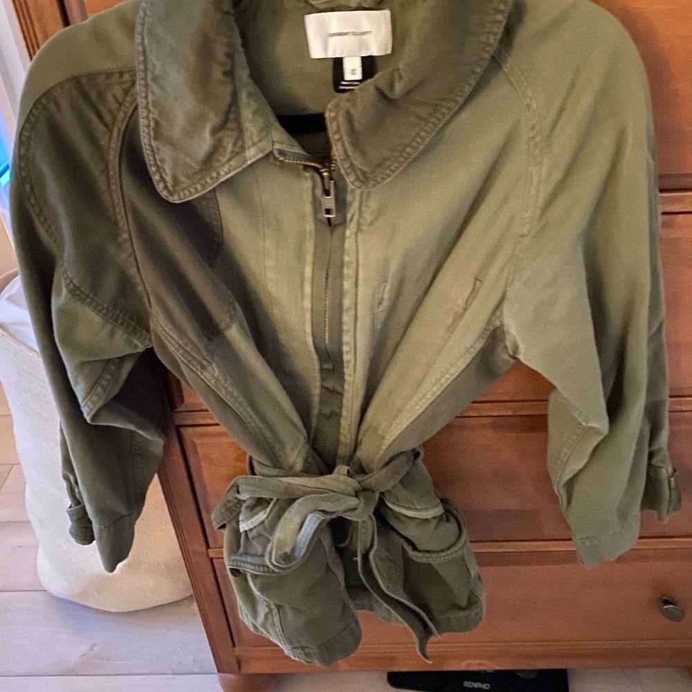 Current/Elliott Khaki Utility Jacket